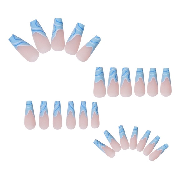 2022 Hot Style 24 Pcs Press Resuable Nails - Picture 3 of 5